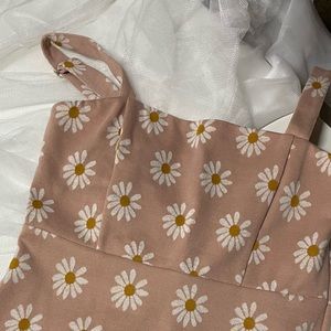 pink floral dress from forever21 size S